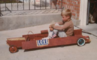 another view of Jeff's go cart